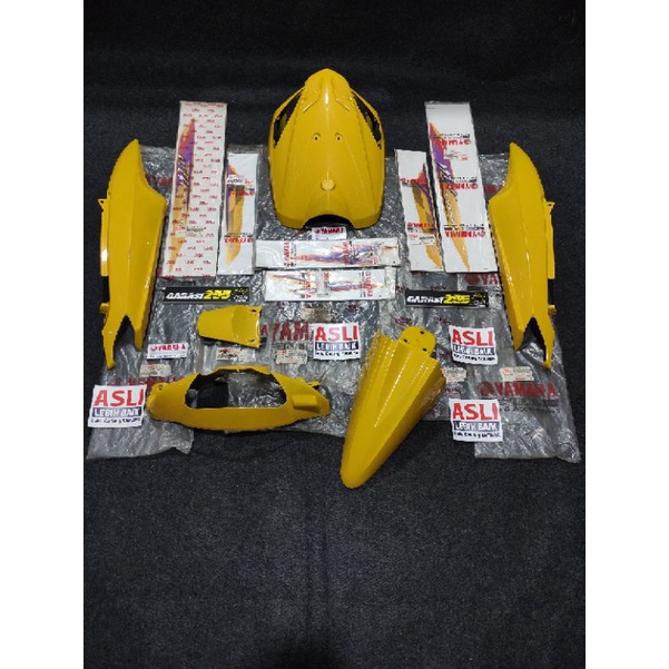 cover body mio sporty mio old mio lama kuning set striping tahun 2003 2004 original