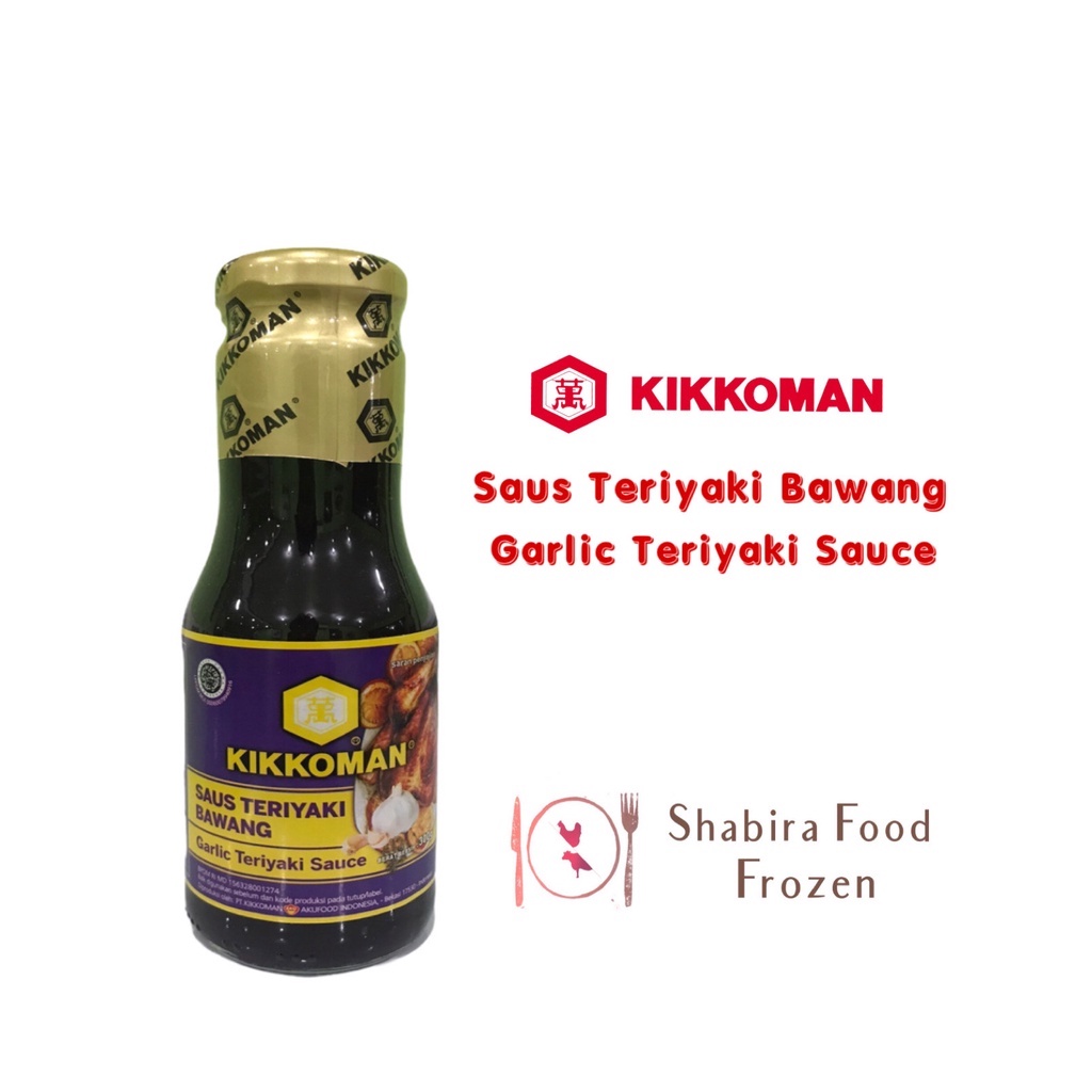 

Kikkoman Garlic Teriyaki Sauce | Saus Teriyaki Bawang Halal 300 gr