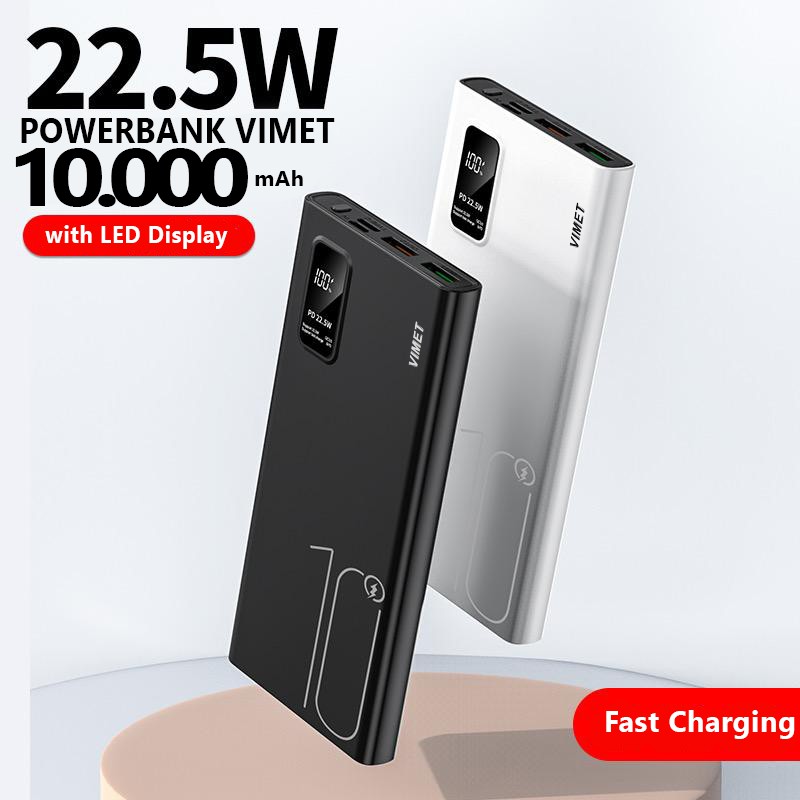 V3 Powerbank 10000mAh Fast Charging 22.5Watt Powerbank Portable NEW