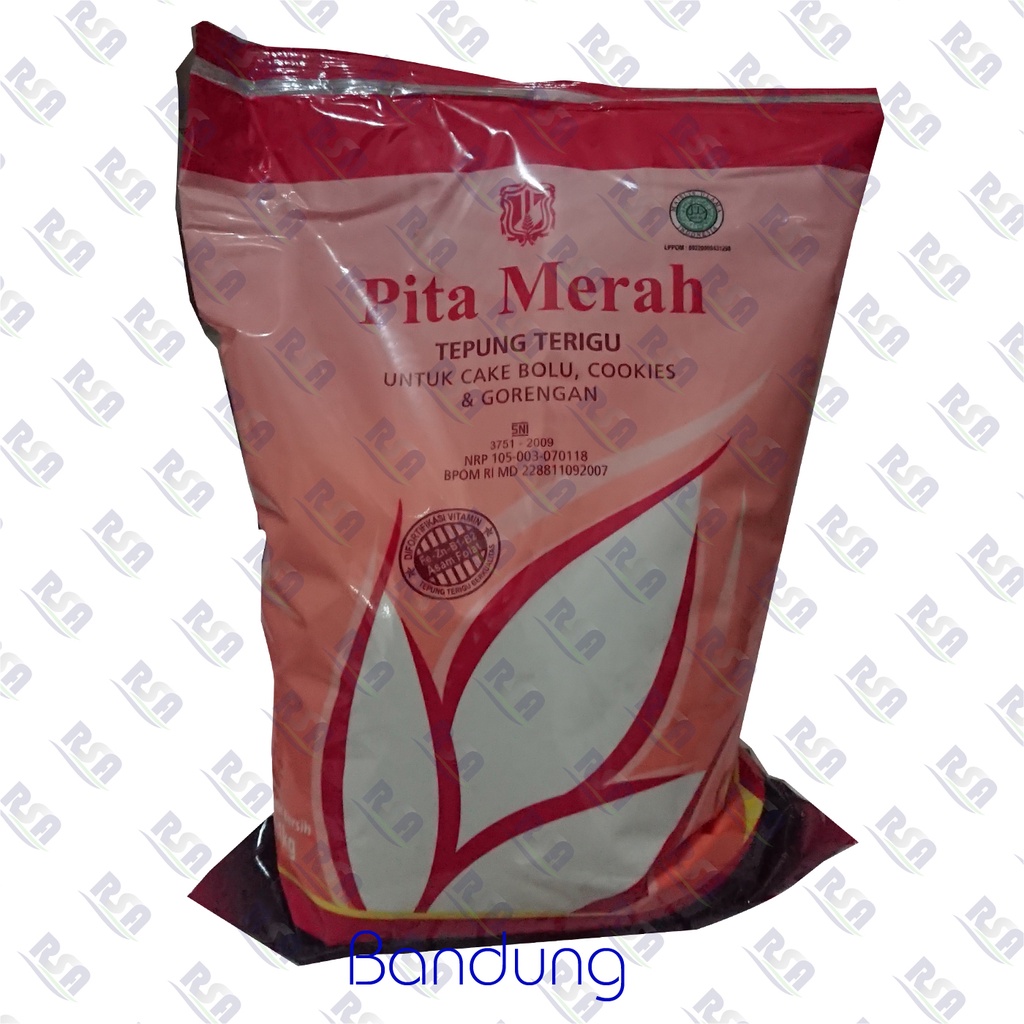 

Tepung Terigu Sriboga Pita Merah 1 Kg