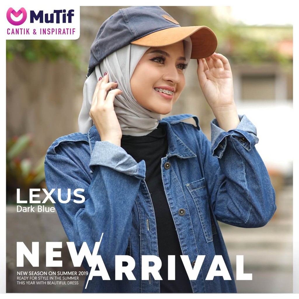 Tunik Dewasa Mutif MTIF - Lexus A Dark Blue