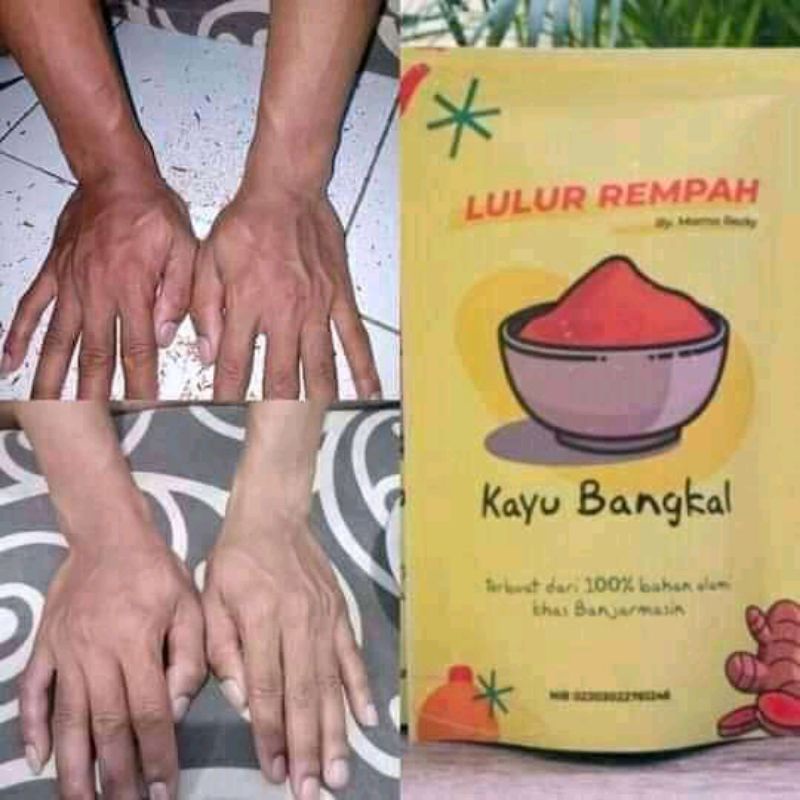 LULUR KAYU BANGKAL 20gr / Lulur Pemutih Badan Mama Rezky Viral