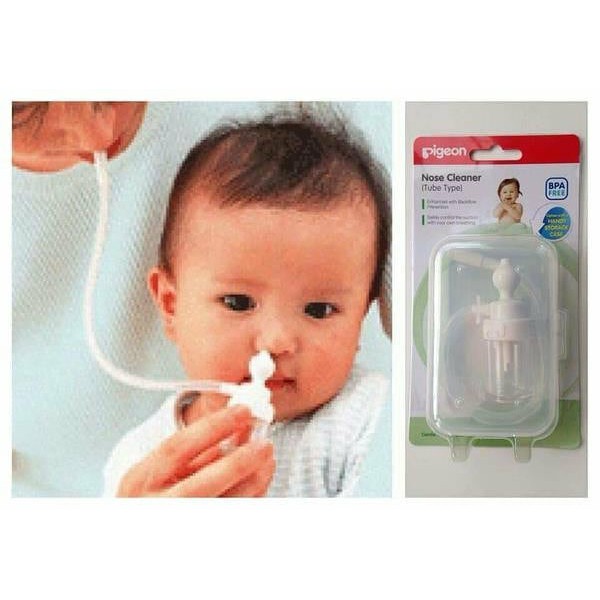 PIGEON Nose Cleaner Tube Type Nasal Aspirator Penghisap Ingus Bayi