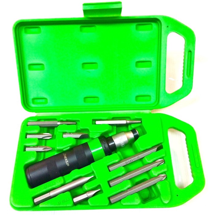 Tekiro Obeng Ketok Set 11 Pcs Impact Driver Set