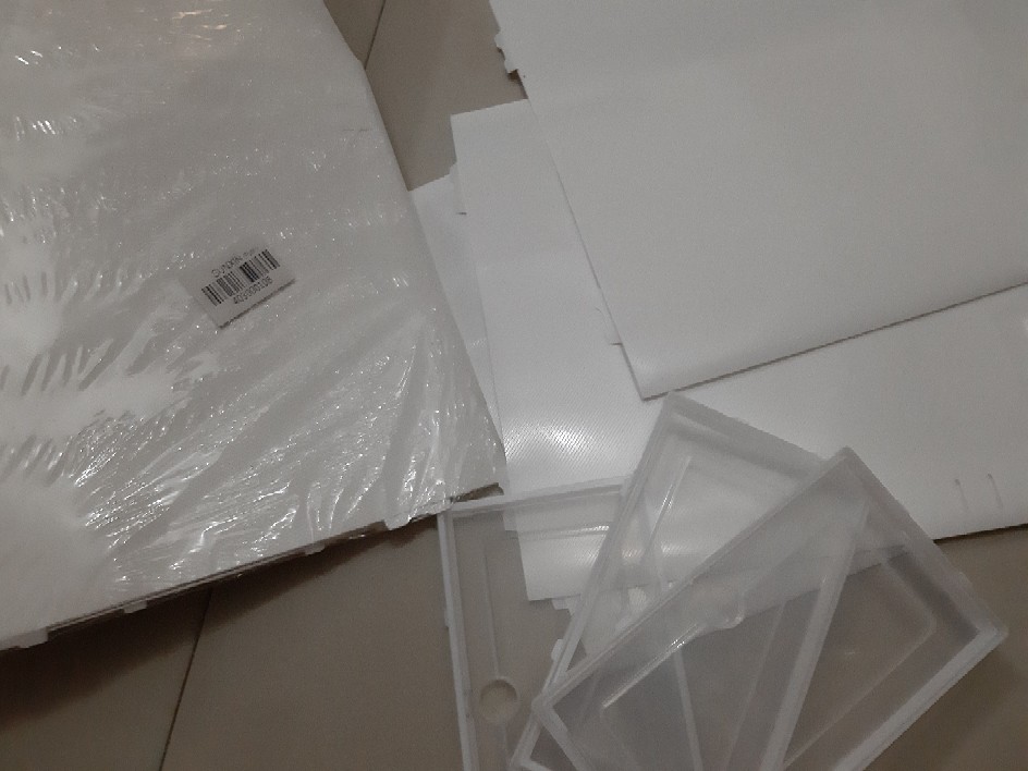 1 Set Isi (3pcs) Kotak Sepatu/sandal Transparan/flip Shoes Box/rak Sepatu