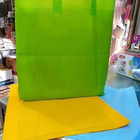 

Terkini B87UL Goodie bag uk 38x45x10 - tas spondbond tali lipatan samping - tas promosi 82 Murah Banget