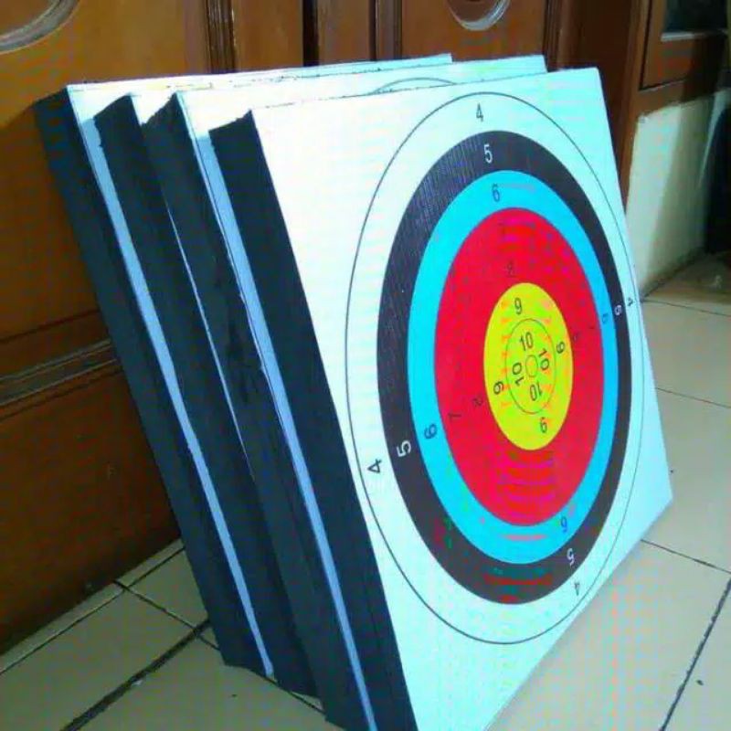 bantalan panah 60 x 60 tebal 5 cm target panah