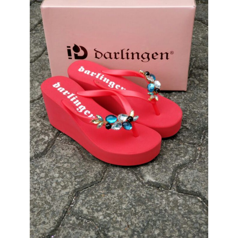 Sandal Jepit DARLINGEN SWAROSKI WEDGES