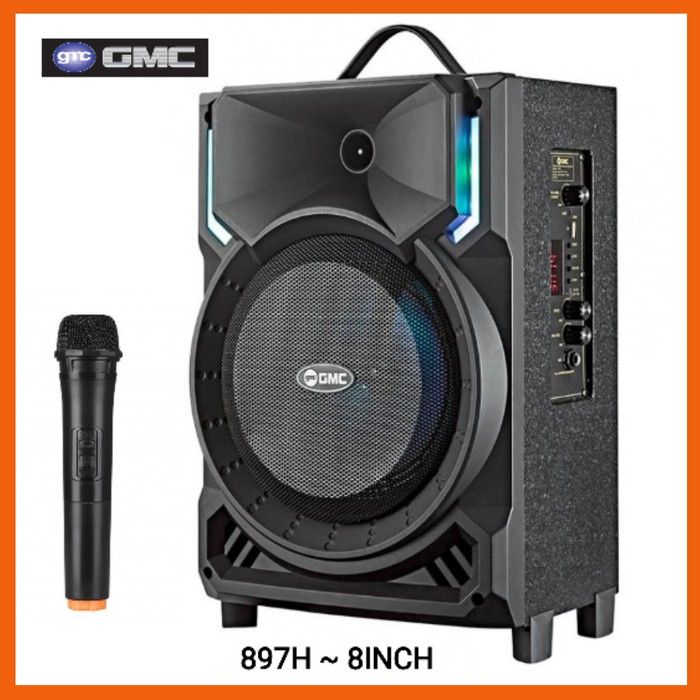 GMC 897H SPEAKER PORTABLE MULTIMEDIA WITH BLUETOOTH KARAOKE