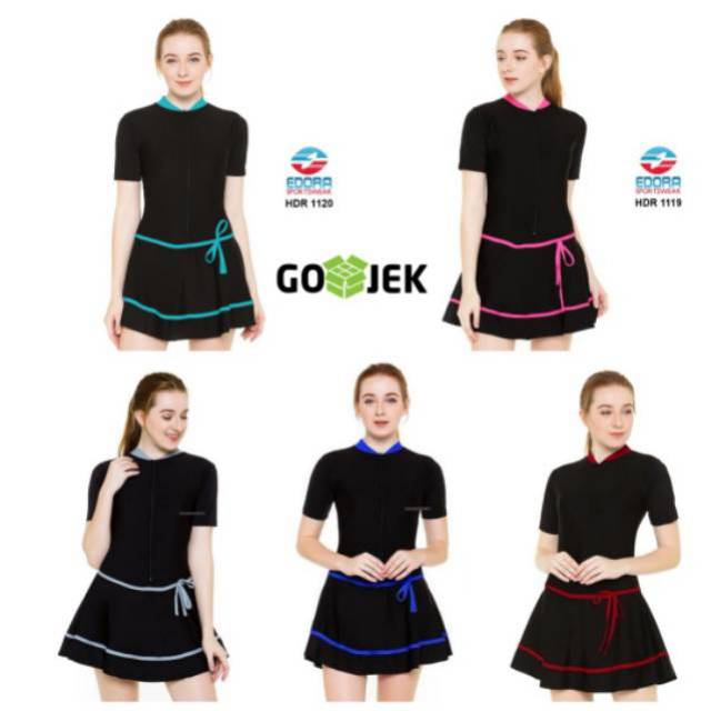 Baju renang wanita Diving rok Big Size Jumbo 5XL-8XL