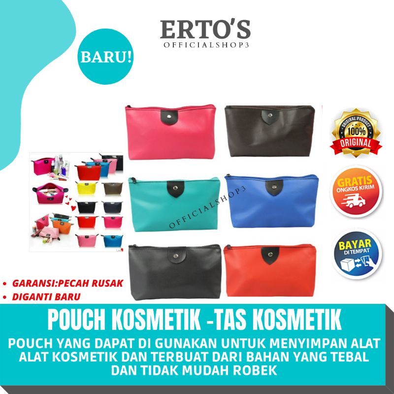 Tas kosmetik wanita - Pouch import  Untuk Menyimpan alat-alat Kosmetik serba guna