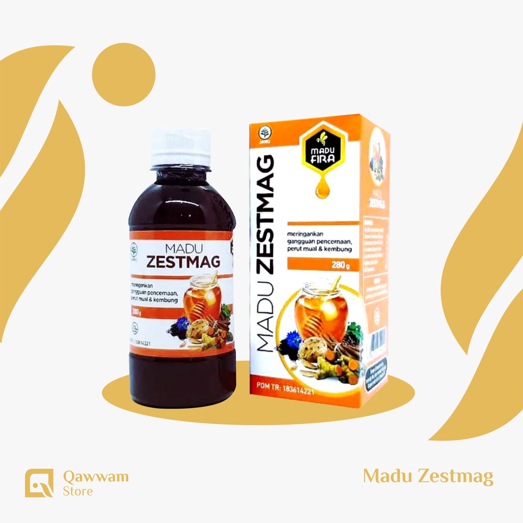 

MADU FIRA Zestmag Herbal Gerd, Asam Lambung, Pencernaan, Perut Kembung 280g