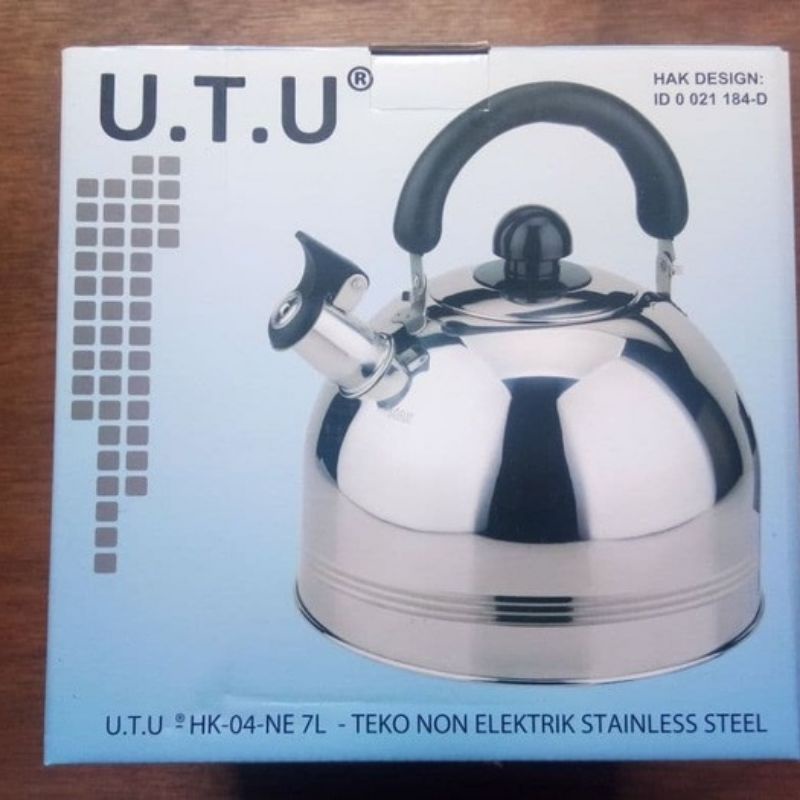 Teko Siul UTU 7Liter STAINLES Steel HK 04 NE 7L. Ceret Kettle