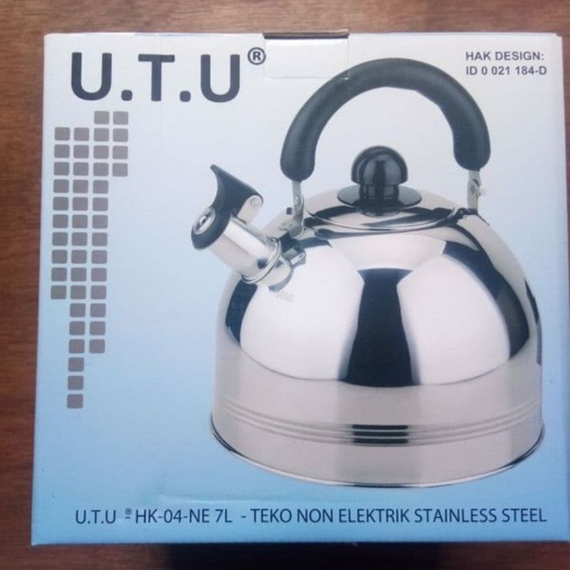 Teko Siul UTU 7Liter STAINLES Steel HK 04 NE 7L. Ceret Kettle