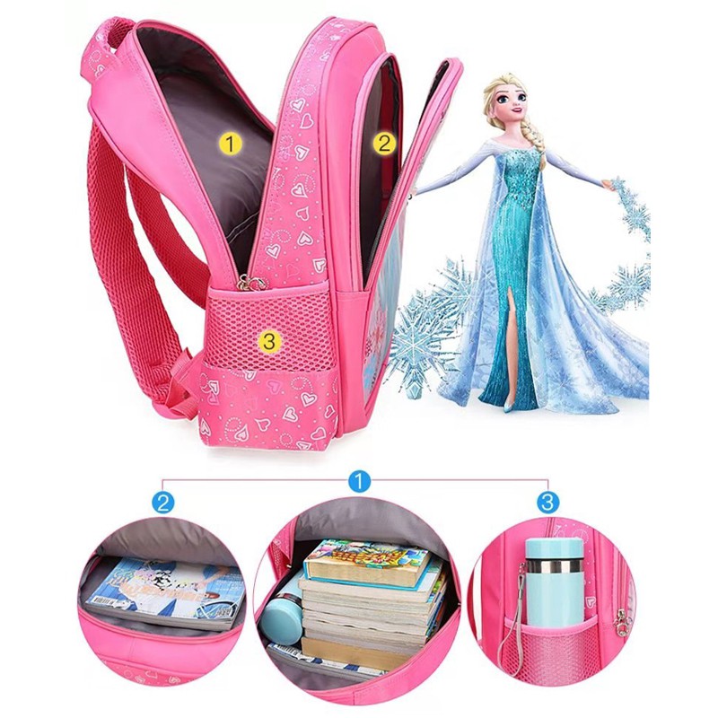 UPHIKE Tas Ransel Anak Tas Sekolah Anak Aneka Motif Frozen Hello Kitty Sophia IMPORT TRA101