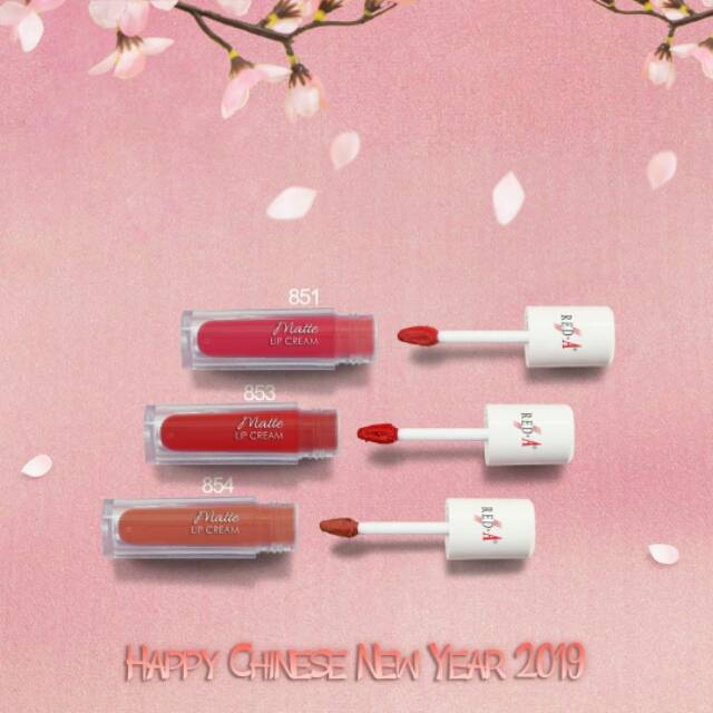 Red A Lip Cream Matte Viva Cosmetics