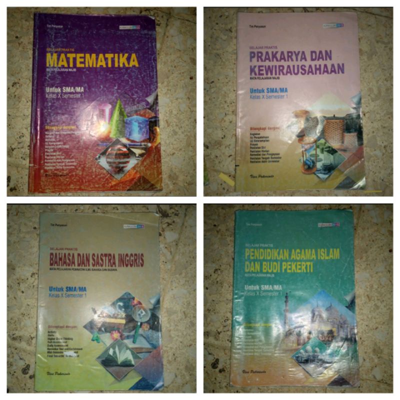 (BEKAS) BUKU LKS VIVA PAKARINDO KELAS X KELAS 10 SEMESTER 1 MATEMATIKA B INGGRIS PAI PKWU TAHUN 2019