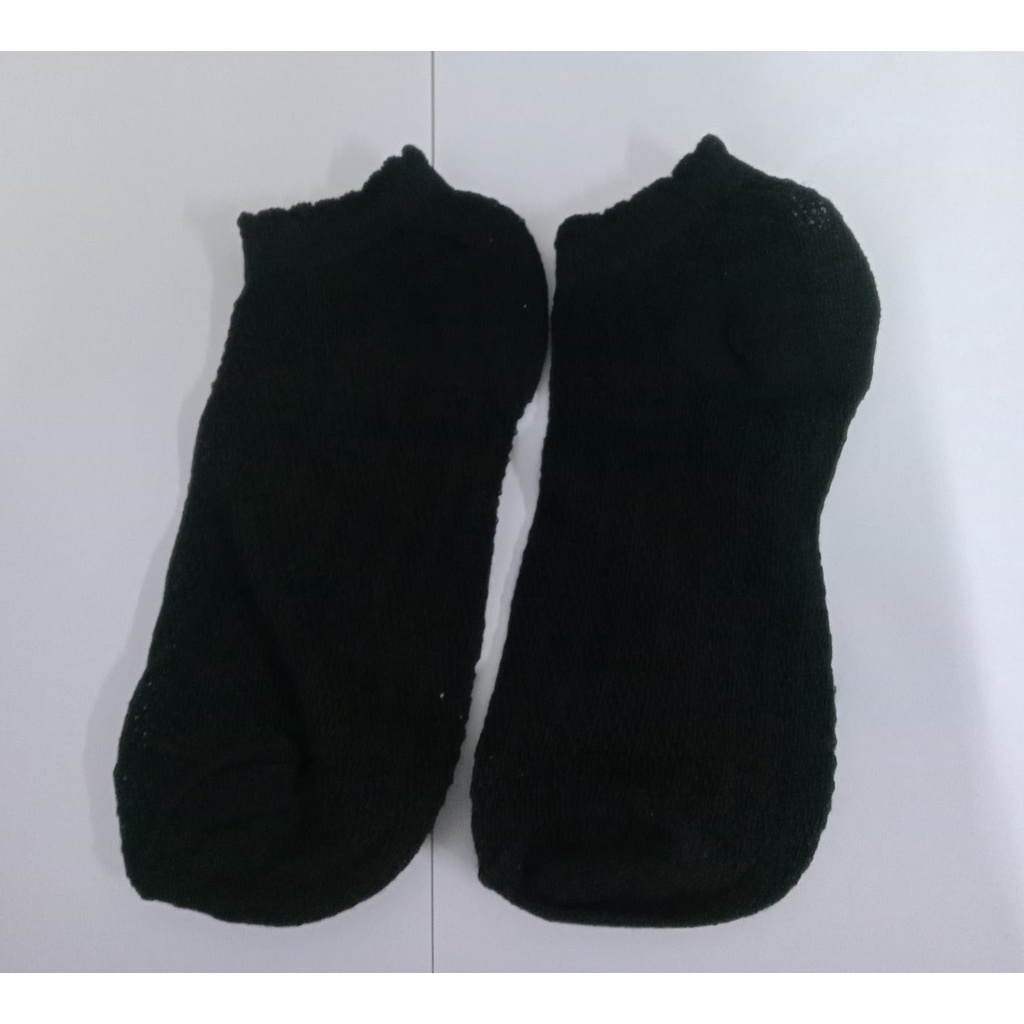 ⭐Gogoland⭐ Kaos Kaki Ankle Cute Kaos Kaki Pendek Polos dan Motif Semata Kaki Import Murah Motif Polos R108 R568 KK006-MOTIF 3 HITAM