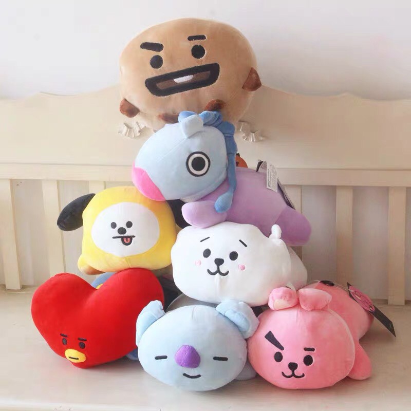 BONEKA BTS BT21 JUNGKOOK V JIMIN CHIMMY TATA COOKY RJ KOYA VAN MANG IMPOR