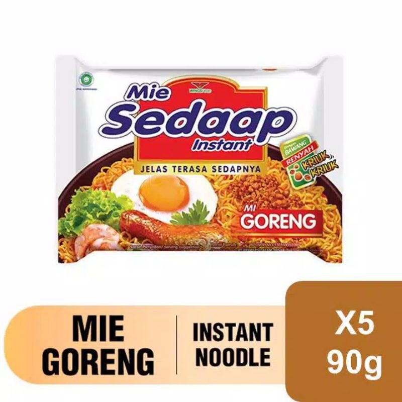 

SEDAAP MIE INSTAN GORENG 90gram×5pcs