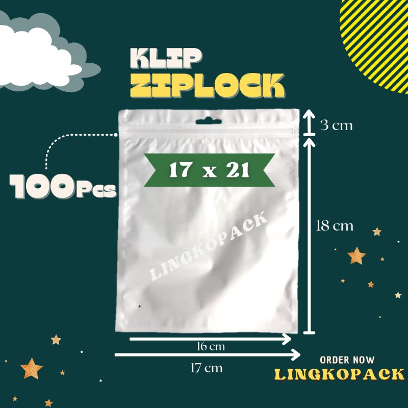 (17X21) PLASTIK ZIPLOCK PLASTIK KLIP PLASTIK KEMASAN ZIPLOCK PLASTIK KLIP AKSESORIS MASKER ORGANIK