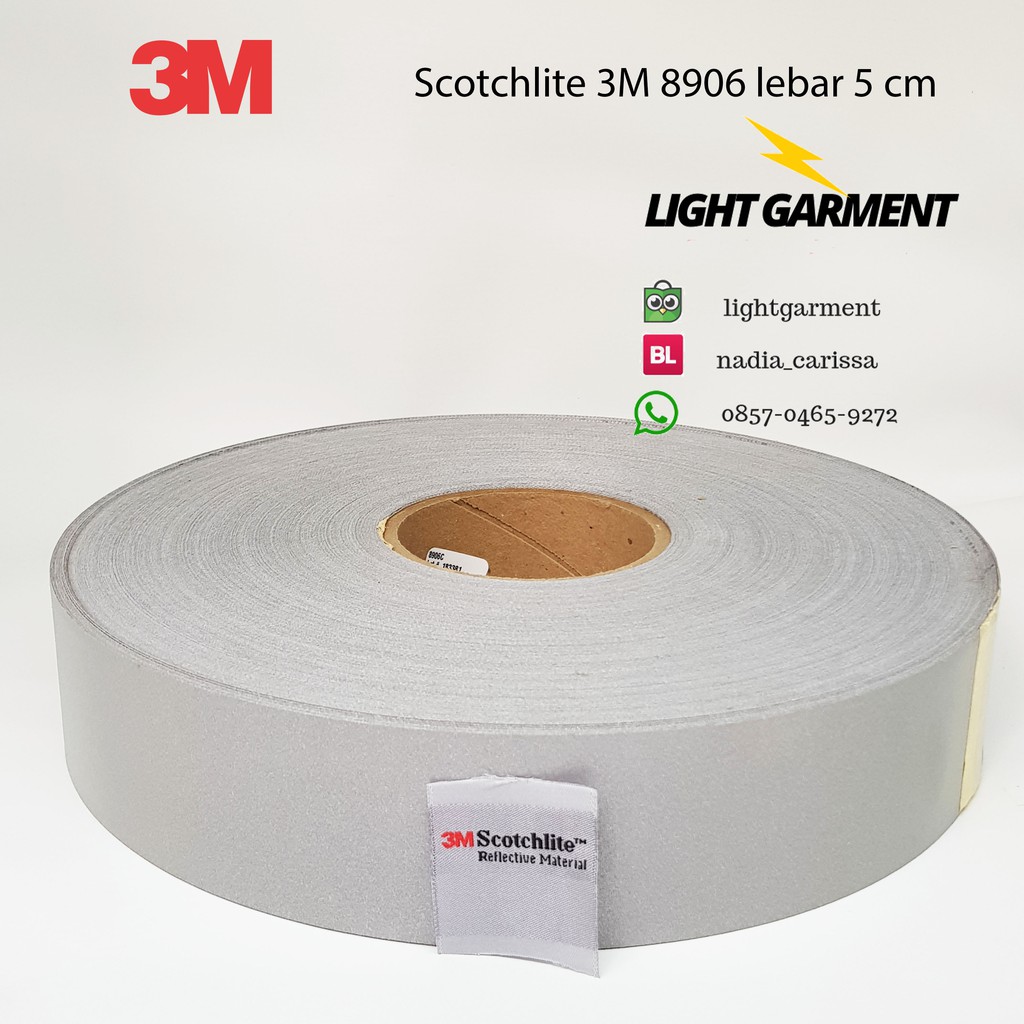 Pita Scotchlite/ Skotlet/ Reflektor 5 cm tipe 8906 per roll