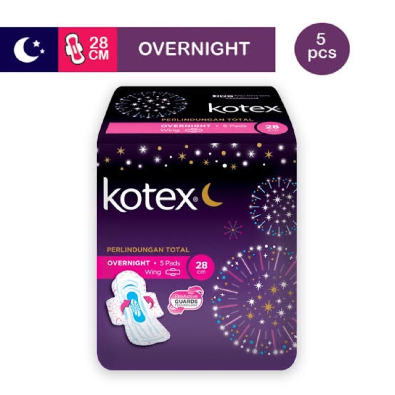 KOTEX OVERNIGHT WING 28cm