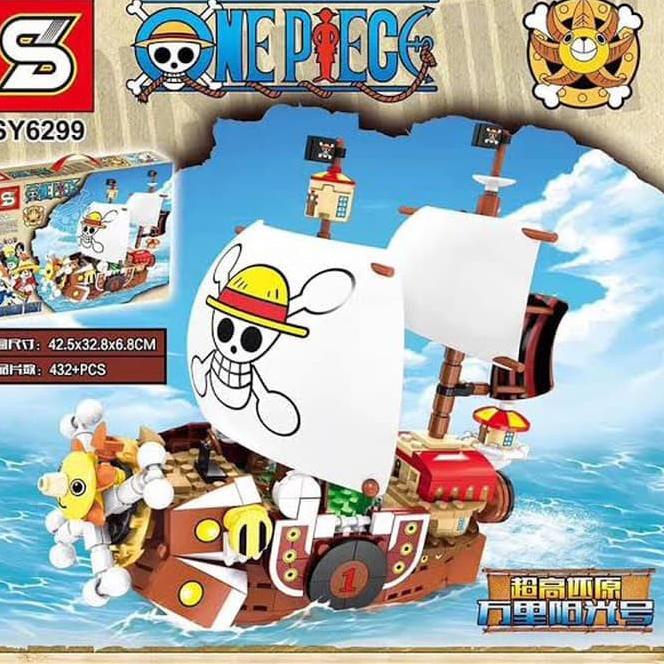 [KODE PRODUK AFIOO3374] Brick SY 6299 One Piece Thousand Sunny Ship Mini Size 432pcs