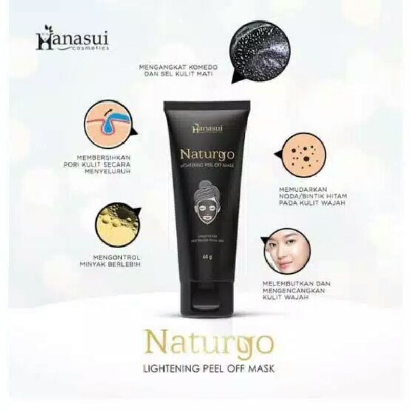 Masker Naturgo  Hanasui Tube