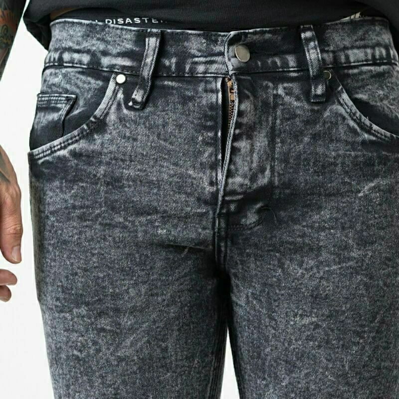 CELANA JEANS PANAJNG PRIA STREET SANDWASH SLIMFIT MURAH - CELANA JEANS SKINNY