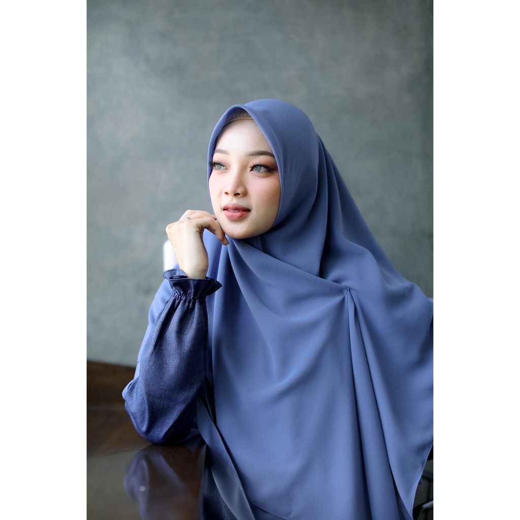 Khimar Basic 2 Layer Non Pet Jilbab Instan Syari