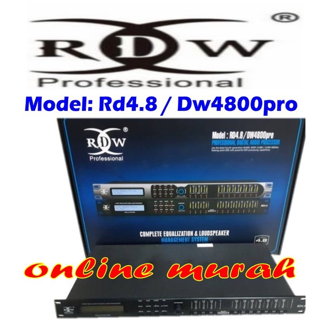 Digital Audio Processor Rdw Dlms Management Speaker Rdw Rd4.8 Original