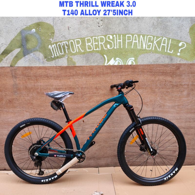Sepeda Gunung Thrill Wreak 3.0 T140 Alloy 27'5Inch Rem Hydraulic