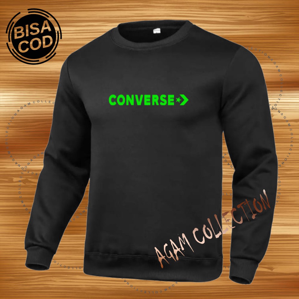 Agam collection Sweater Distro Converce 060 Premium Text Neon Pria Wanita