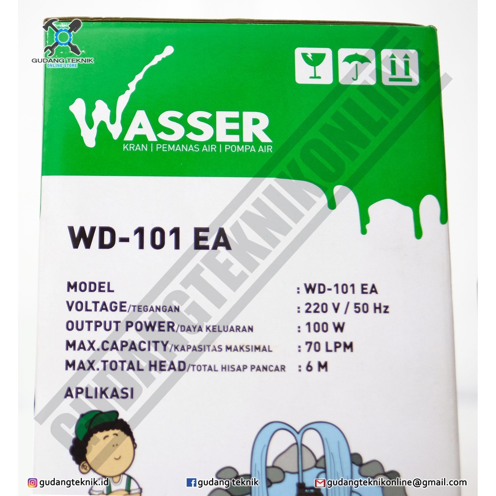 Pompa Celup WASSER WD 101 EA / Pompa Submersible Wasser WD101EA