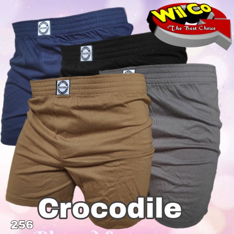 K256 - [Harga Per 1 Potong] CELANA DALAM PRIA CD [BOXER] PRIA PAKAIAN DALAM PRIA CROCODILE  SIZE S - XL