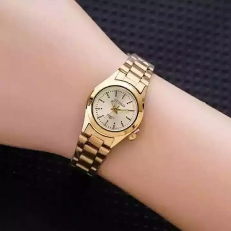 TERBARU JAM TANGAN WANITA BODY GOLD FASHION WANITA SIMPLE DAN ELEGAN MODEL SPORT_JAM TANGAN CEWEK WATER RESIAITANT