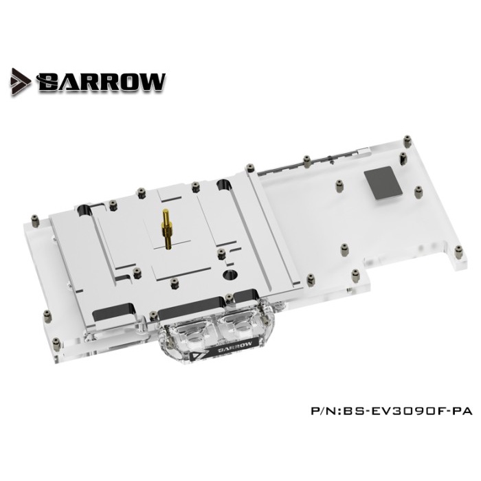 BARROW BS-EV3090F-PA GPU Block EVGA 3090 FTW3 BUNDLE BACKPLATE