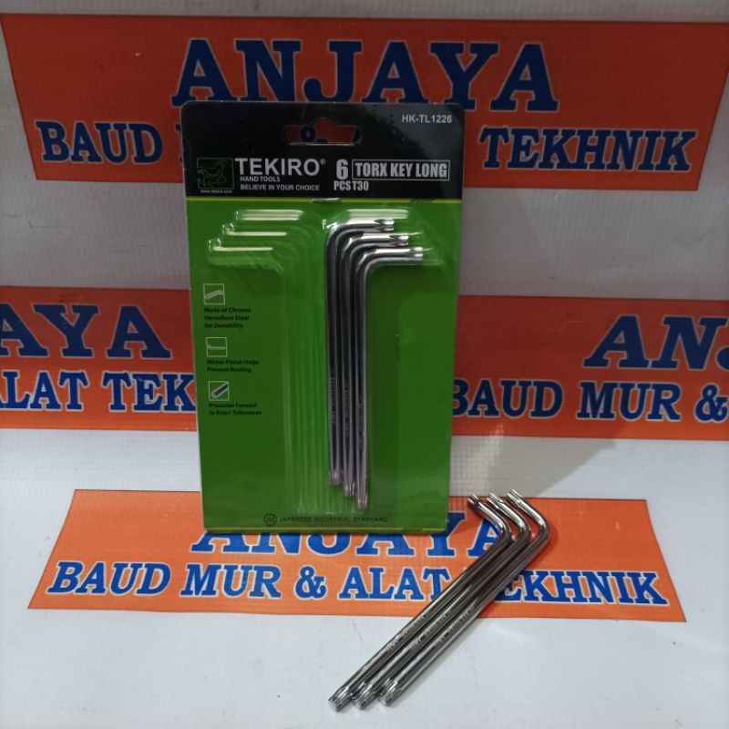 Tekiro Kunci Bintang T30 non lubang