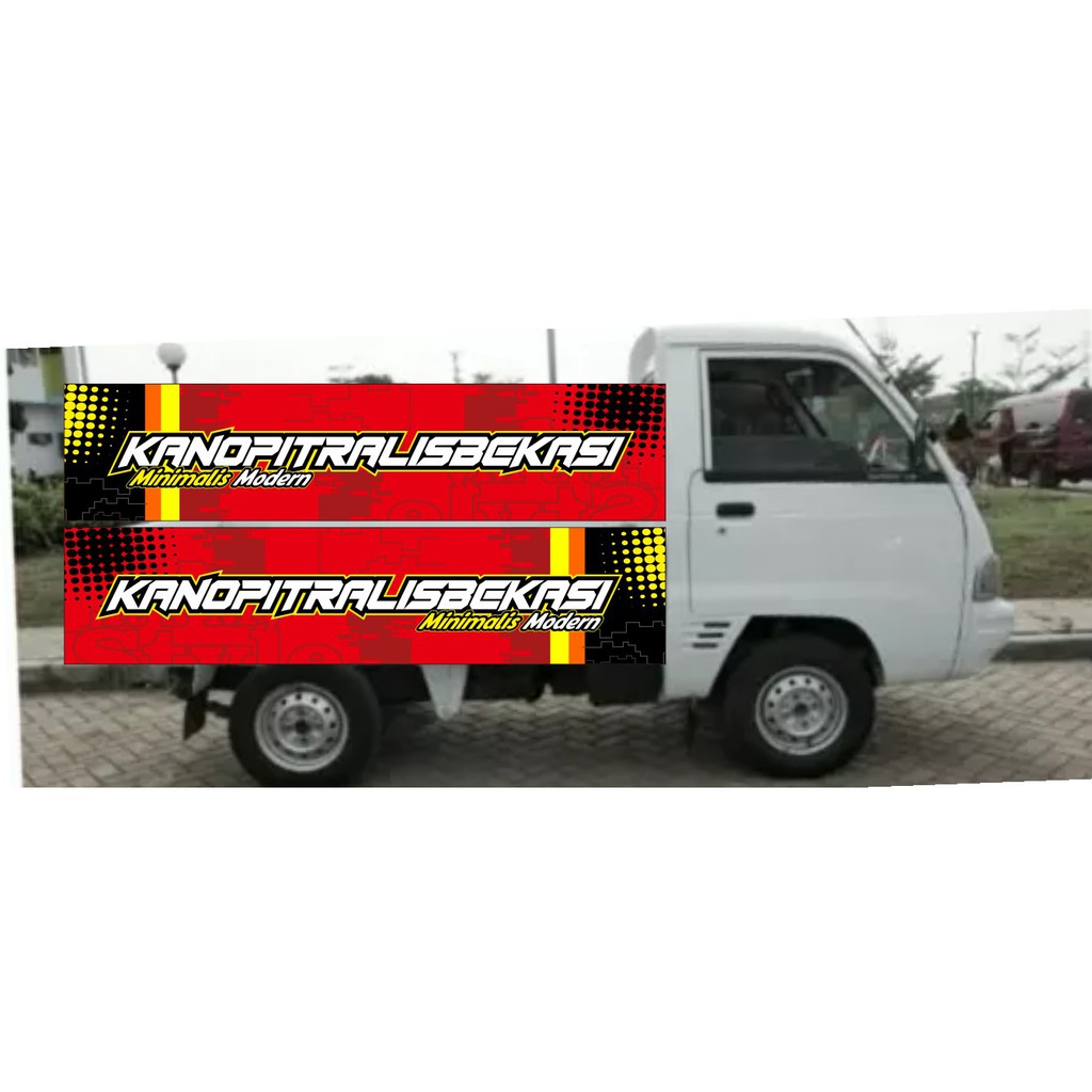 DECAL STIKER BAK SAMPING MOBIL CARRY PICK UP GRAND MX,FUTURA CUSTOME DESIN