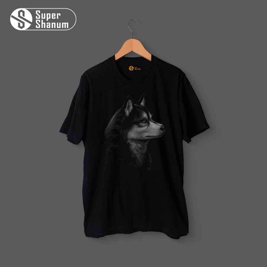 Jual Black T-Shirt For Men Realistic And Aesthetic Animal Series ...