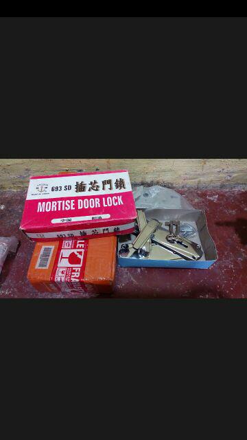 Mortise Door Lock 693sd Gagang Pintu Set