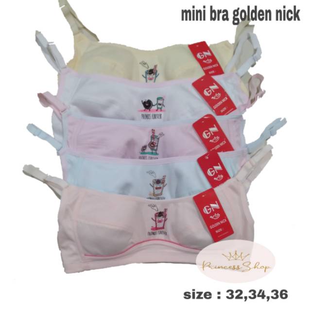 Golden Nick Mini Bra Tanpa Busa Original