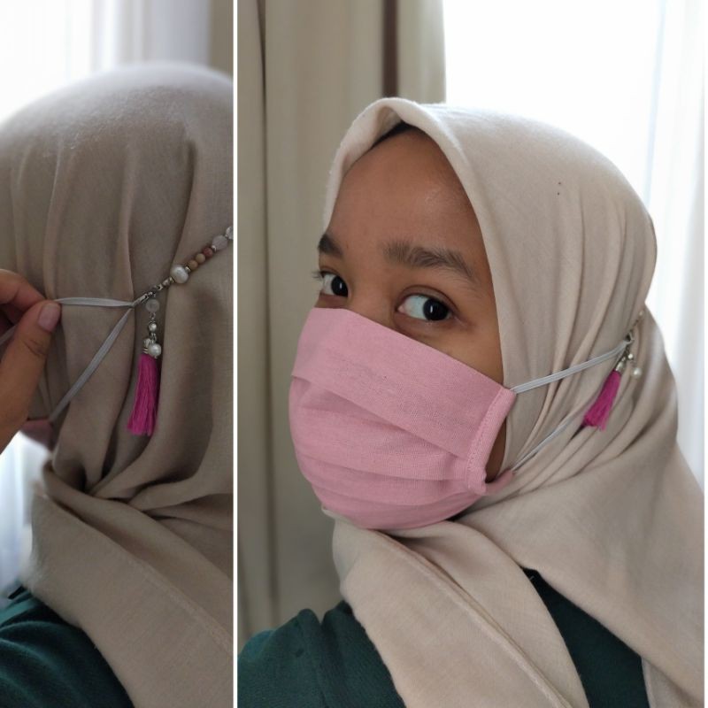 Konektor Masker Hijab Batu Alam