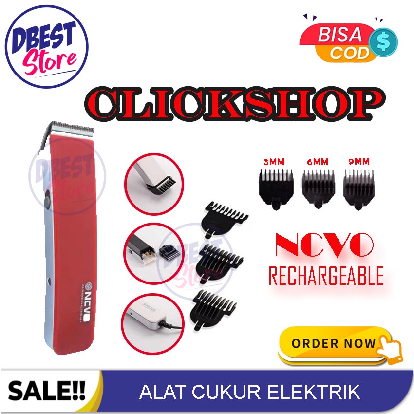 Shaver Jenggot RSCX-218/RSCX 218 &amp; Cukuran NS-216/NS 216/NCVO - Alat Cukur Kumis Dan Jenggot Listrik Multifungsi Rechargeable