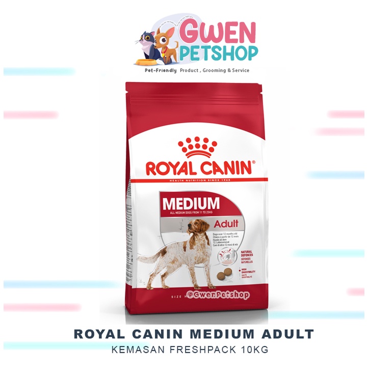 (KHUSUS OJOL) Royal canin medium adult 10kg / RC Medium Adult 10kg