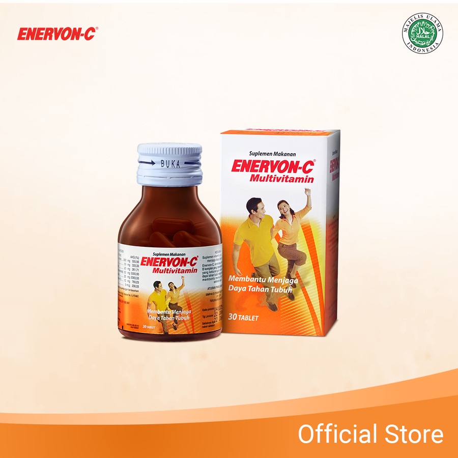 Enervon C Botol isi 30 tablet