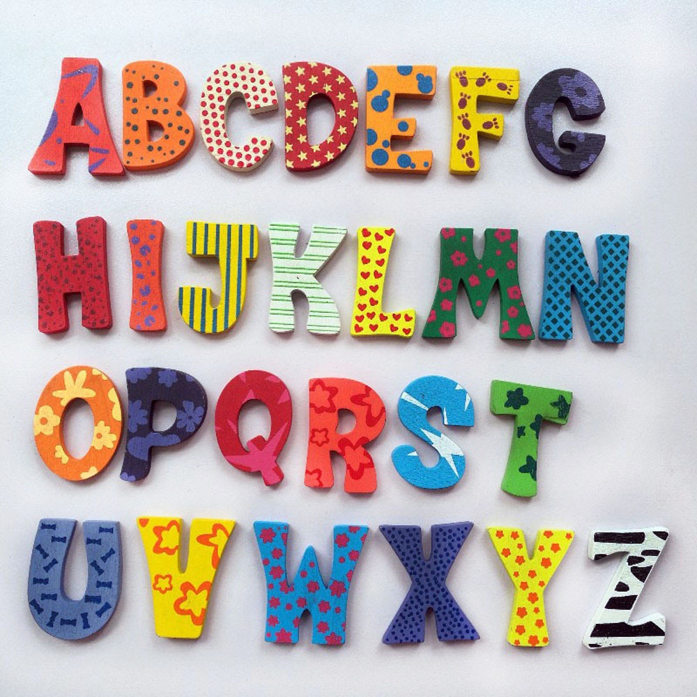 Alphabeth and Number Magnet EVA Wooden Magnet Huruf Angka Magnet  Huruf Puzzle Huruf Magnet Alphabet Magnet Kulkas Mainan Huruf Kayu Puzzle Magnet Puzzle Kayu