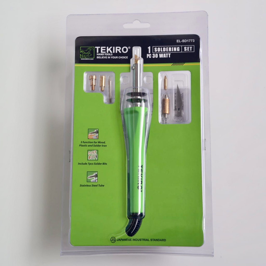 TEKIRO SOLDERING SET 30 watt Tekiro SOLDER SET 3 FUNGSI 30W EL-SD1773