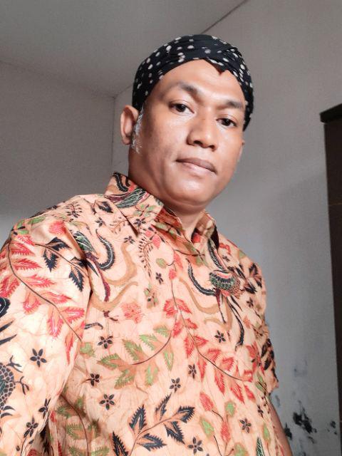Kemeja Batik Ningrat Genes Size M - Xxl Batik Solo Asli Katun Genes Full Furing